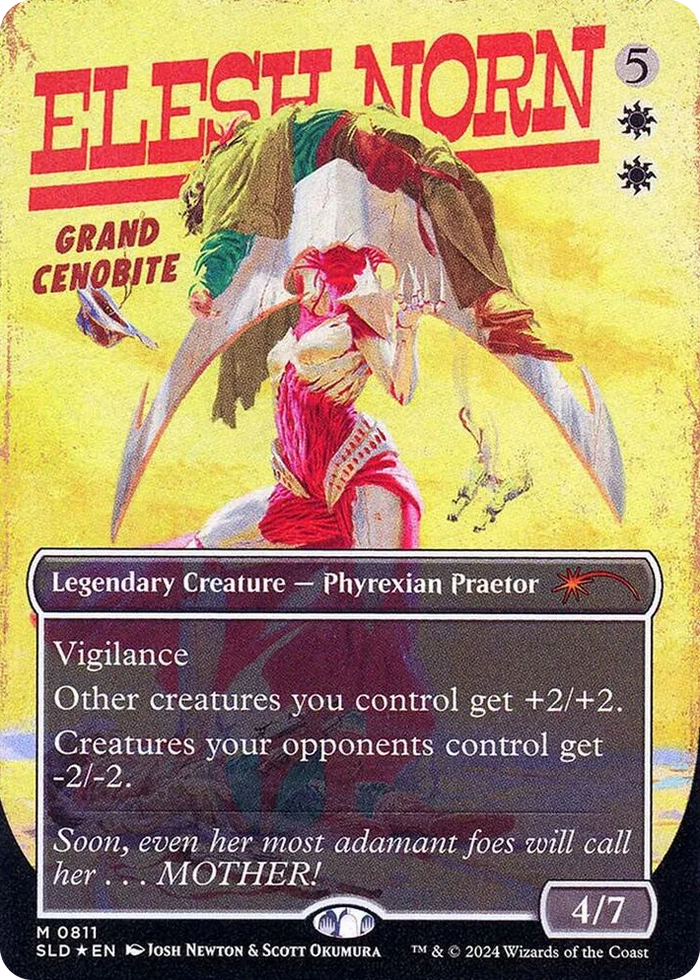 0811 Elesh Norn, Grand Cenobite (0811) (Rainbow Foil) M Secret Lair Drop Series