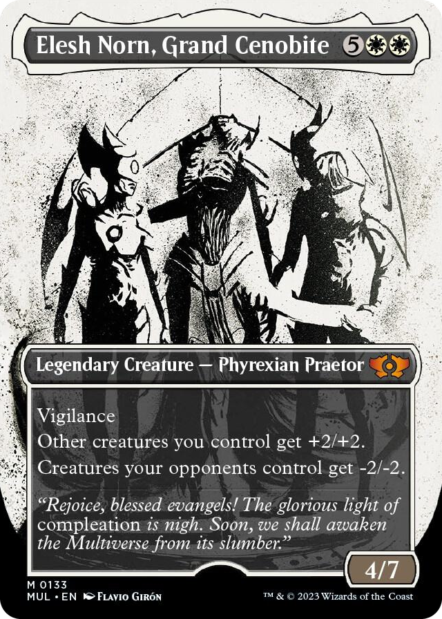 Elesh Norn, Grand Cenobite (Halo Foil) #133 M - March of the Machine: Multiverse Legends Pokemon card