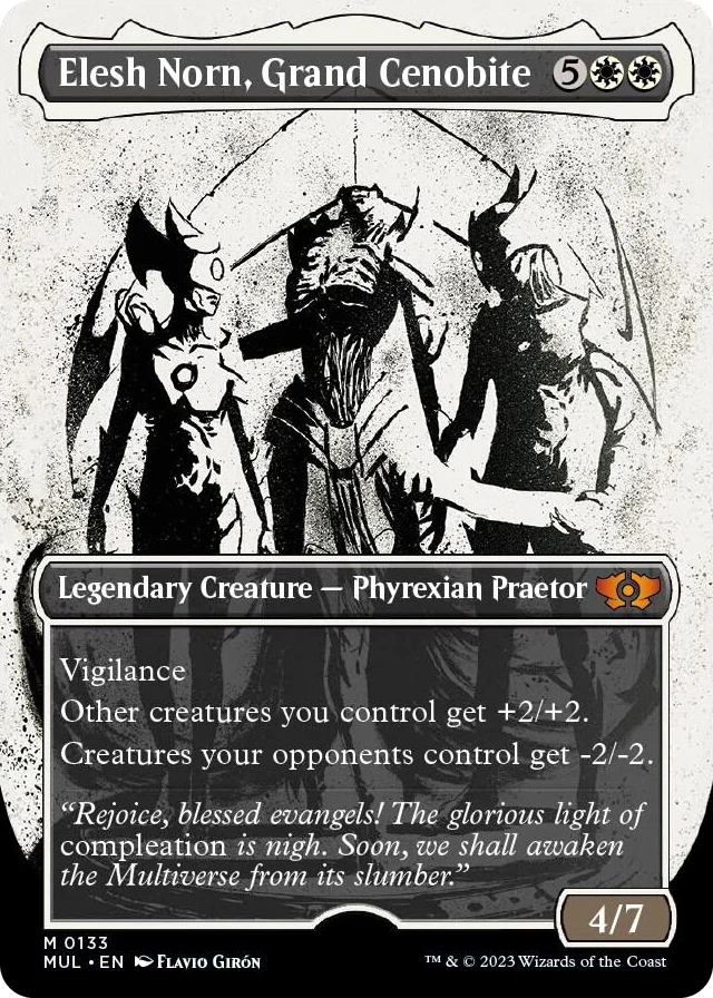 0133 Elesh Norn, Grand Cenobite (Halo Foil) M March of the Machine: Multiverse Legends
