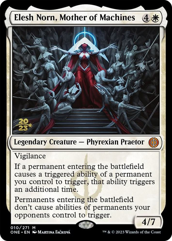 0010 Elesh Norn, Mother of Machines M Prerelease Cards