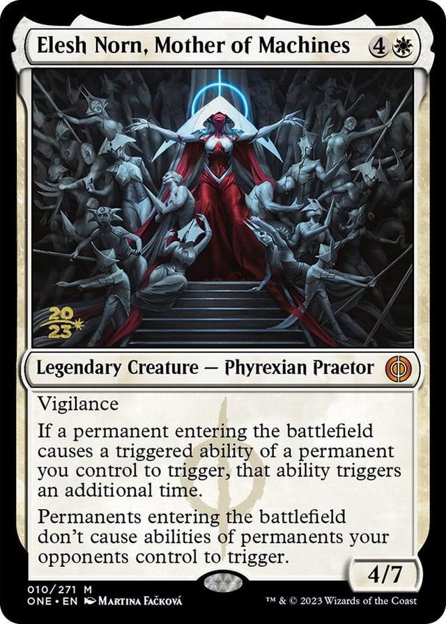 0010 Elesh Norn, Mother of Machines M Prerelease Cards