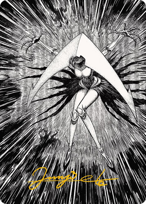 0064 Elesh Norn, Mother of Machines Art Card (64/81) (Gold-Stamped Signature) S Art Series: Phyrexia: All Will Be One