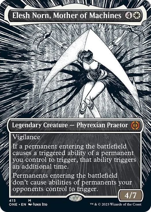 0415 Elesh Norn, Mother of Machines (Borderless) M Phyrexia: All Will Be One
