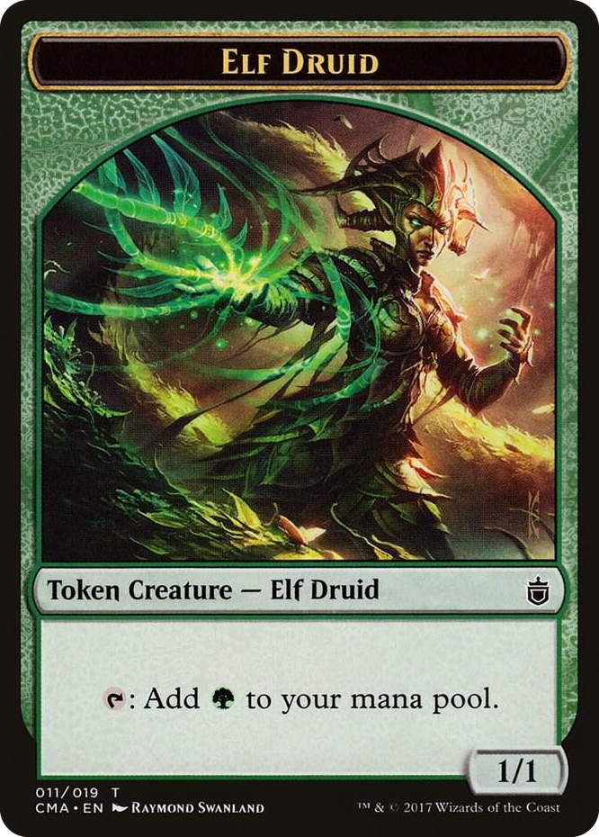 Elf Druid Token (011) #11 T - Commander Anthology Pokemon card