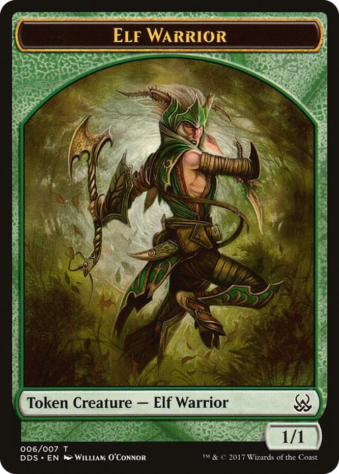 Elf Warrior Token #6 T - Duel Decks: Mind vs. Might Pokemon card