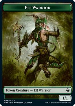 0008 Elf Warrior Token T Commander Legends