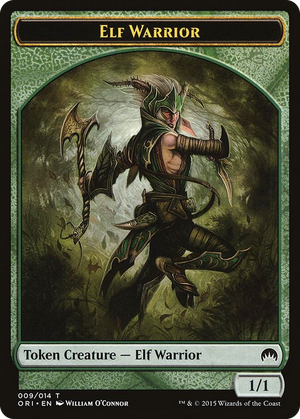 0009 Elf Warrior Token T Magic Origins