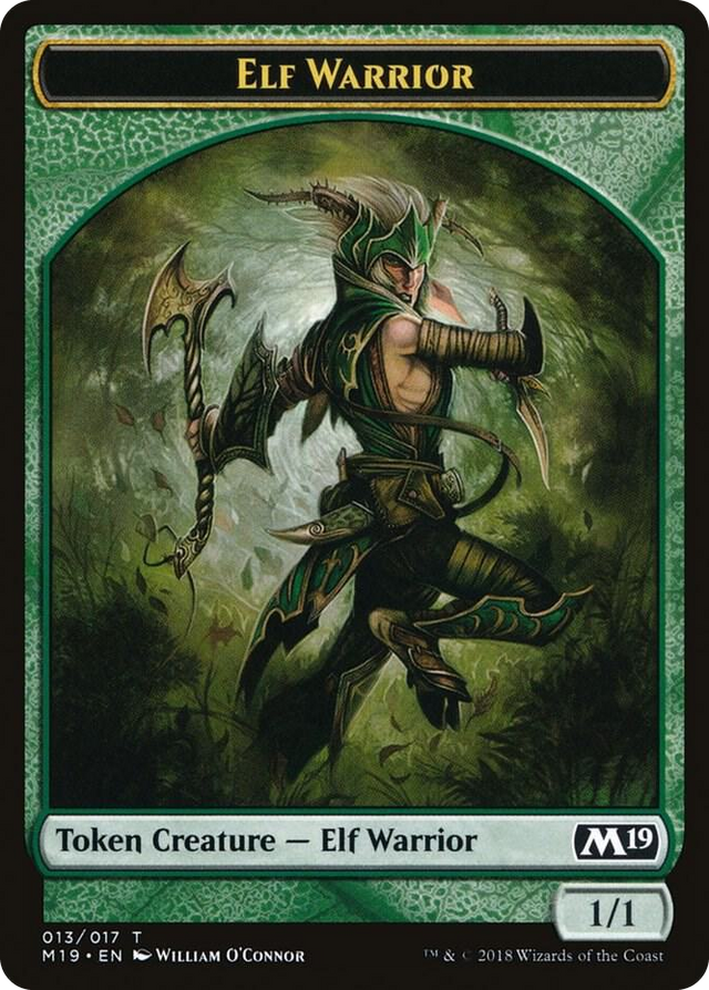 0013 Elf Warrior Token T Core Set 2019