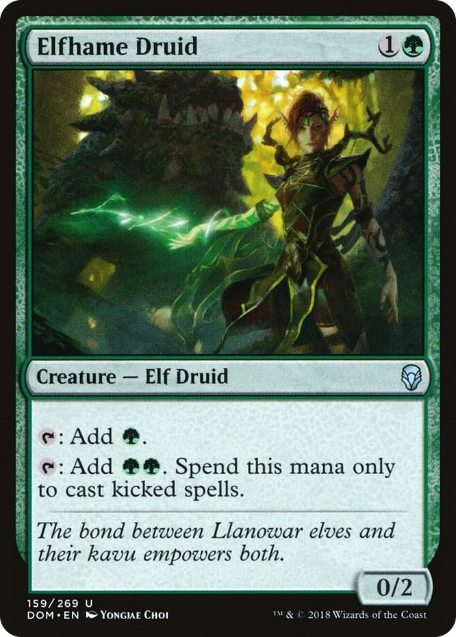 0159 Elfhame Druid U Dominaria