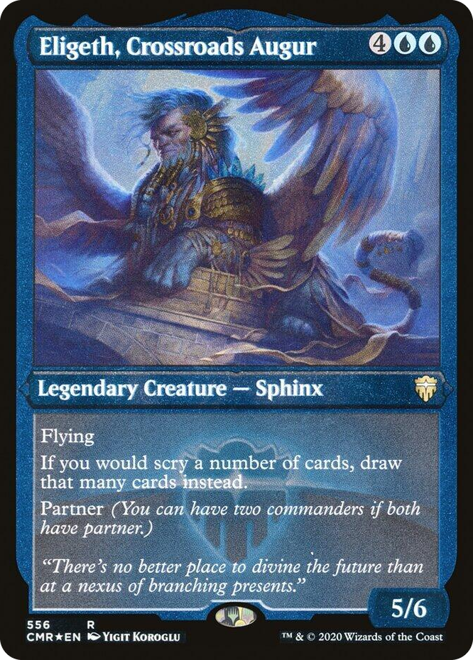 0556 Eligeth, Crossroads Augur (Foil Etched) R Commander Legends