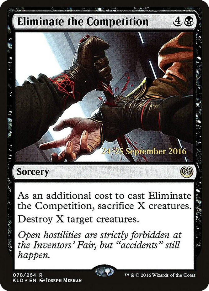 0078 Eliminate the Competition R Prerelease Cards