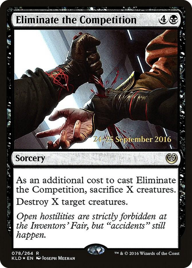 0078 Eliminate the Competition R Prerelease Cards