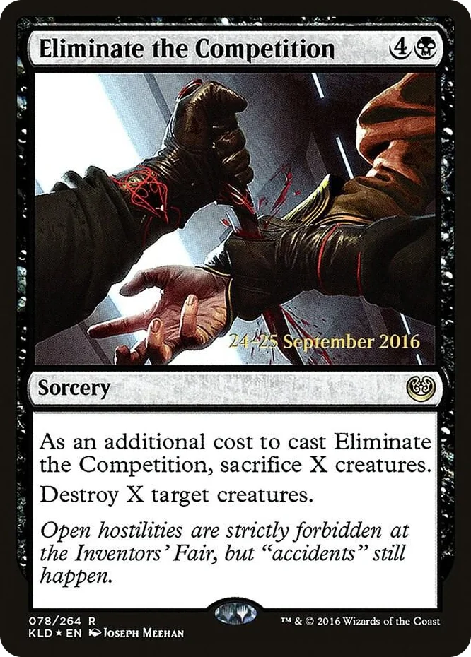 0078 Eliminate the Competition R Prerelease Cards