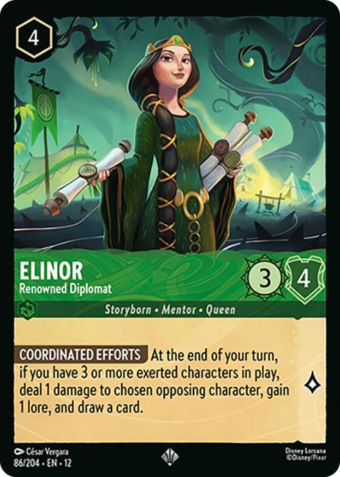 0086 Elinor - Renowned Diplomat Super Rare Wilds Unknown