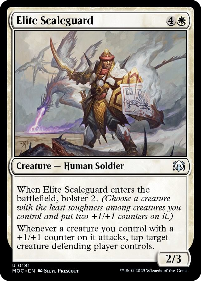 0181 Elite Scaleguard U Commander: March of the Machine