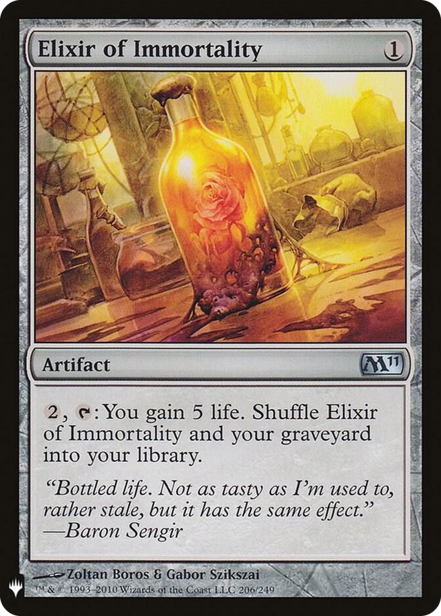 0206 Elixir of Immortality U The List Reprints