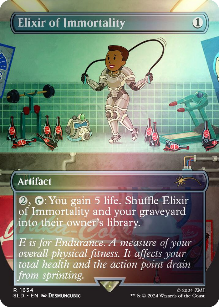 Elixir of Immortality (Rainbow Foil) #1634 R - Secret Lair Drop Series Pokemon card
