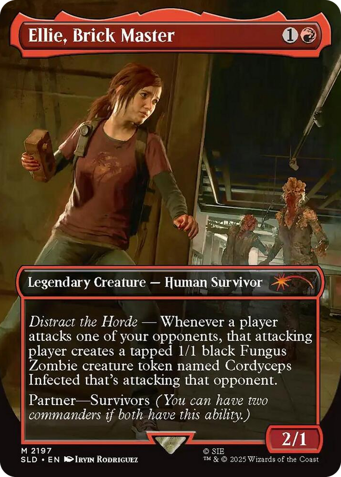 Ellie, Brick Master #2197 M - Secret Lair Drop Series Pokemon card