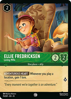 0075 Ellie Fredricksen - Loving Wife (Foil) Common Attack of the Vine!