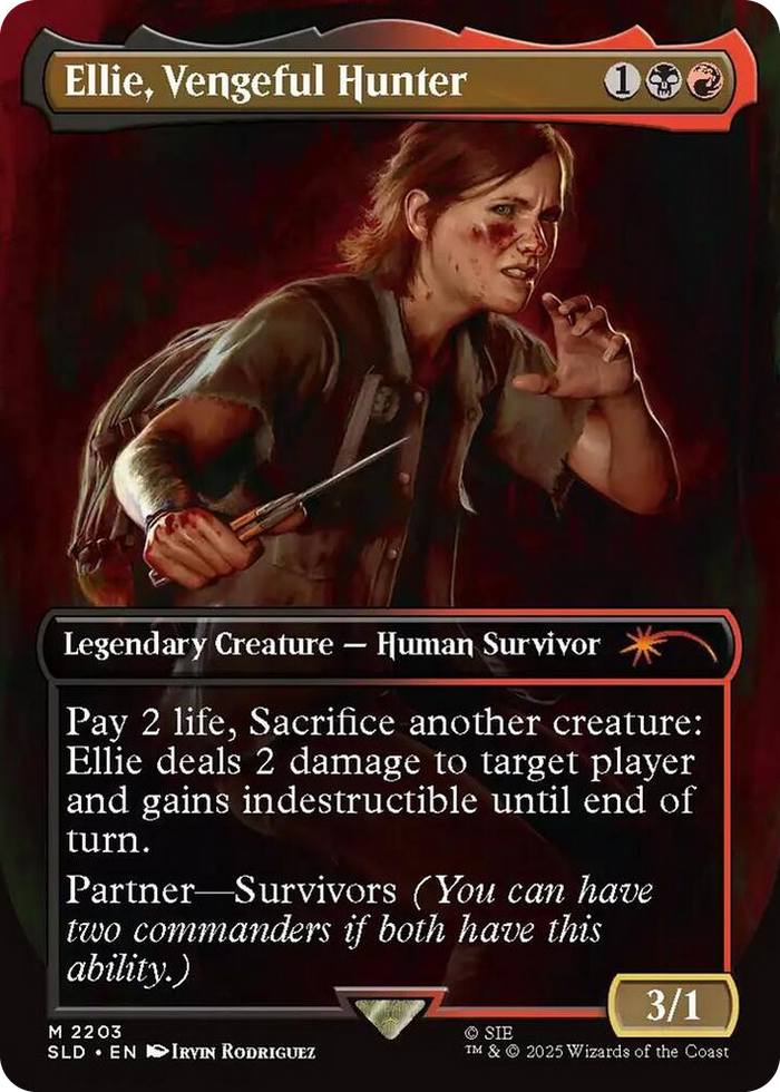 Ellie, Vengeful Hunter #2203 M - Secret Lair Drop Series Pokemon card