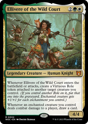 0002 Ellivere of the Wild Court M Commander: Wilds of Eldraine