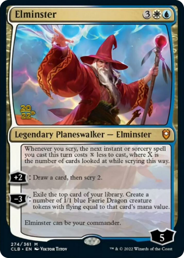 0274 Elminster M Prerelease Cards