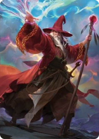 0036 Elminster Art Card (36/81) S Art Series: Commander Legends: Battle for Baldur's Gate