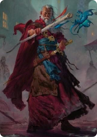 0064 Elminster Art Card (64/81) S Art Series: Commander Legends: Battle for Baldur's Gate
