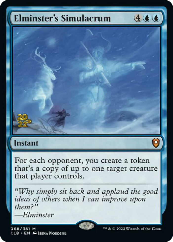 Elminster's Simulacrum #68 M - Prerelease Cards Pokemon card