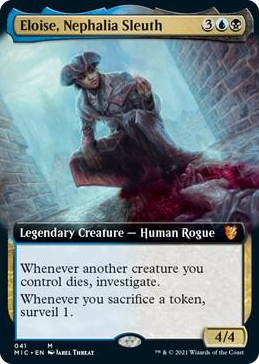 0041 Eloise, Nephalia Sleuth (Extended Art) M Commander: Innistrad: Midnight Hunt