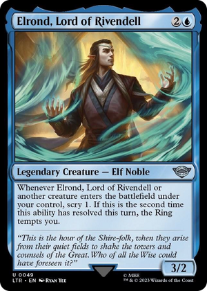 0049 Elrond, Lord of Rivendell U Universes Beyond: The Lord of the Rings: Tales of Middle-earth