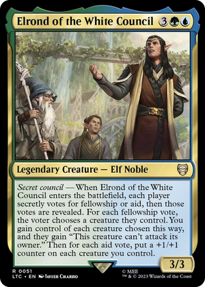 0051 Elrond of the White Council R Commander: The Lord of the Rings: Tales of Middle-earth