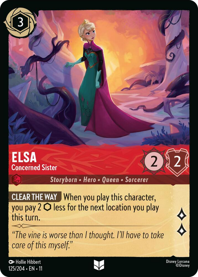 0125 Elsa - Concerned Sister Uncommon Winterspell