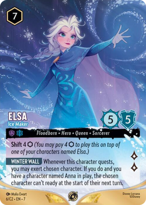 0006 Elsa - Ice Maker Promo Disney Lorcana Promo Cards