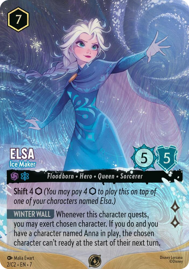 0002 Elsa - Ice Maker (Foil) Promo Disney Lorcana Promo Cards