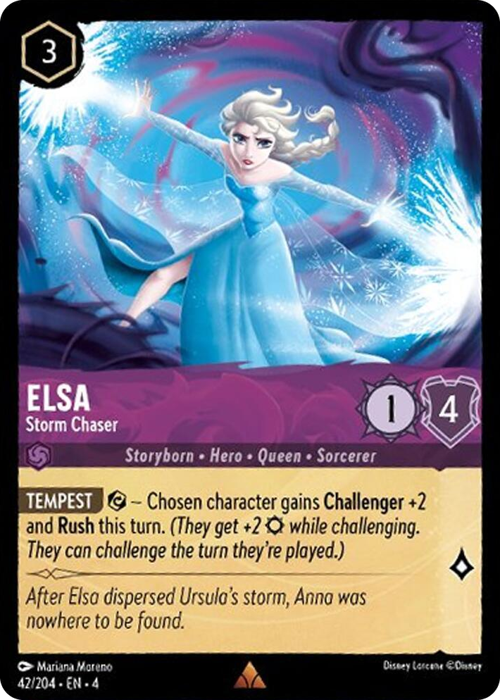 0042 Elsa - Storm Chaser Rare Ursula's Return