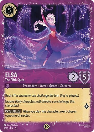 0006 Elsa - The Fifth Spirit Promo Disney Lorcana Promo Cards