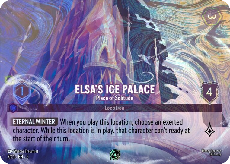 0007 Elsa's Ice Palace - Place of Solitude Promo Disney Lorcana Promo Cards