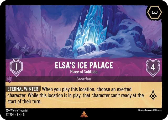 0067 Elsa's Ice Palace - Place of Solitude Rare Shimmering Skies