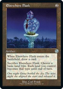 0015 Elsewhere Flask U The Brothers' War: Retro Frame Artifacts