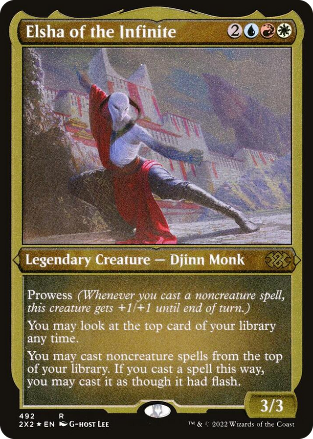 0492 Elsha of the Infinite (Foil Etched) R Double Masters 2022