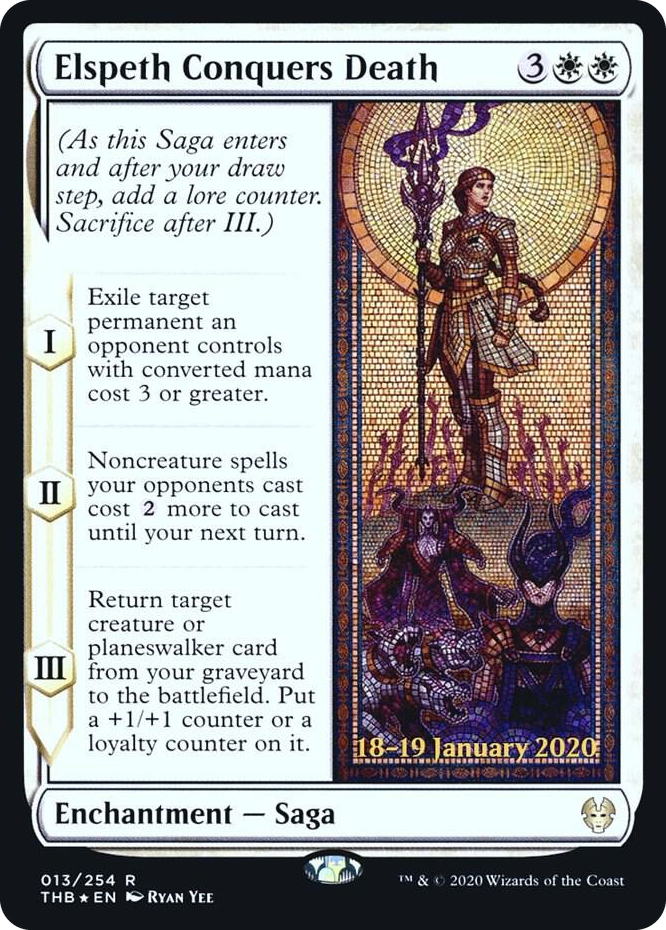 0013 Elspeth Conquers Death R Prerelease Cards
