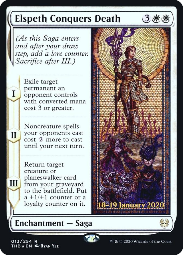 0013 Elspeth Conquers Death R Prerelease Cards