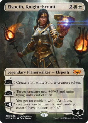 GR001 Elspeth, Knight-Errant M Mythic Edition: Guilds of Ravnica