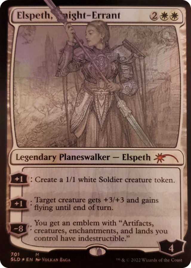 0701 Elspeth, Knight-Errant (Sketch Showcase) M Secret Lair Drop Series