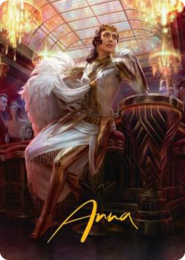 0003 Elspeth Resplendent Art Card (3/81) (Gold-Stamped Signature) S Art Series: Streets of New Capenna