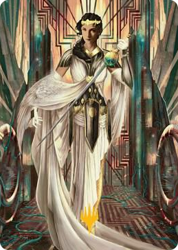 0064 Elspeth Resplendent Art Card (64/81) (Gold-Stamped) S Art Series: Streets of New Capenna