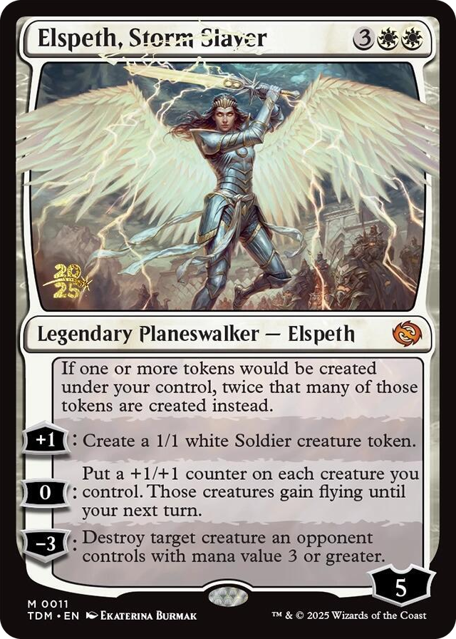 Elspeth, Storm Slayer #11 M - Prerelease Cards Pokemon card