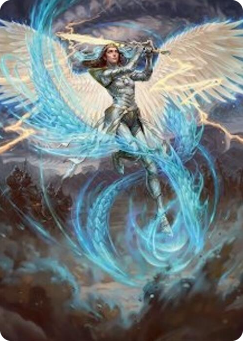 Elspeth, Storm Slayer Art Card (49/54) #49 S - Art Series: Tarkir: Dragonstorm Pokemon card