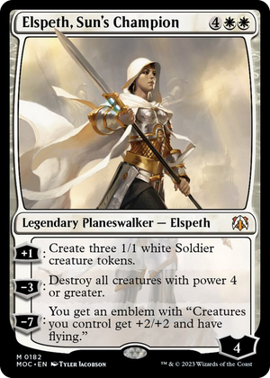 0182 Elspeth, Sun's Champion M Commander: March of the Machine